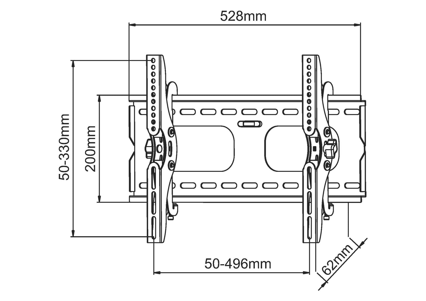 BEST 23-46" TV Tilting Wall Mount