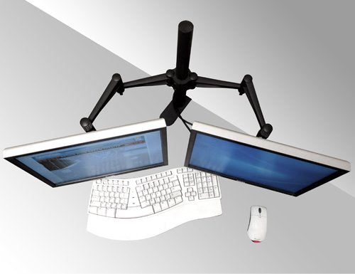 BEST 10-23" TV/Monitor Dual Screen Desk Mount