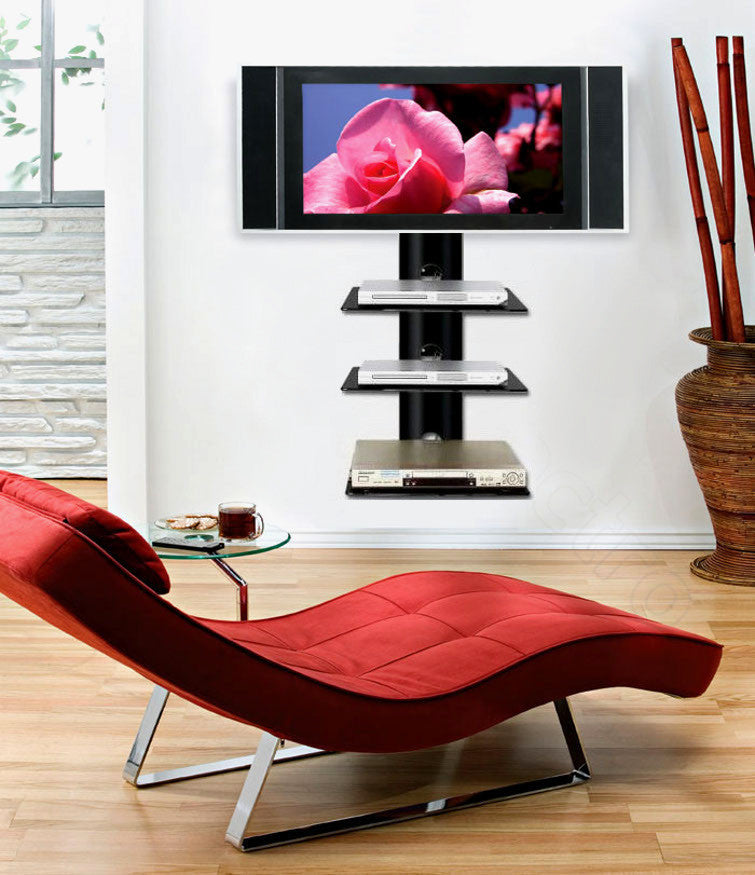 BEST 3-Deck Wall Mount Receiver Shelfing Unit