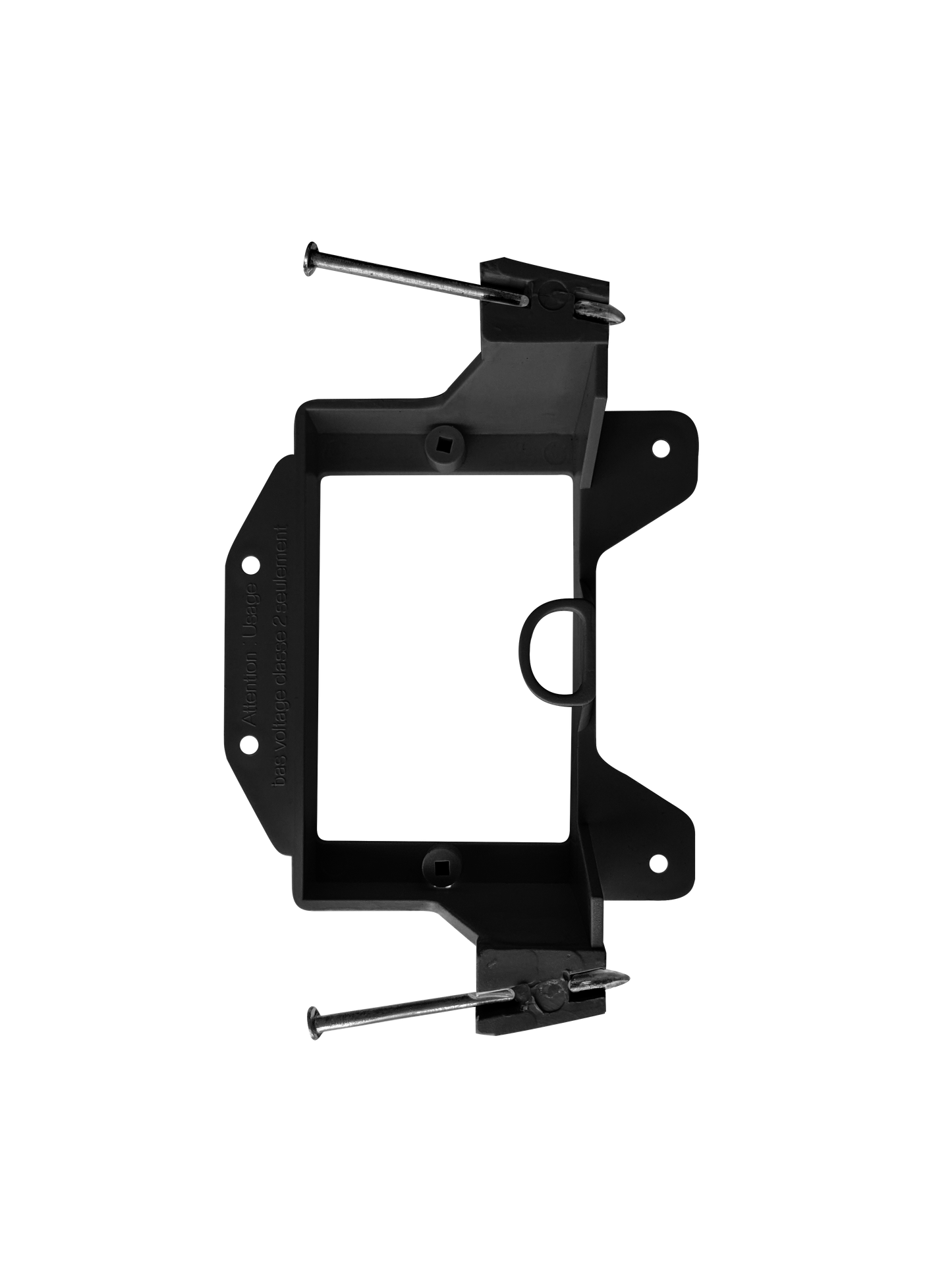 BestMounts New Construction (Nail-On) 1-Gang Low Voltage Plastic Mounting Bracket | BLVN1