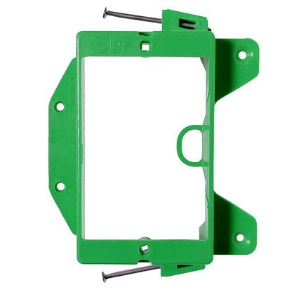 BestMounts New Construction (Nail-On) 1-Gang Low Voltage Plastic Mounting Bracket | BLVN1