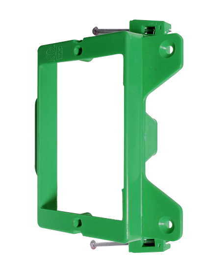 BestMounts New Construction (Nail-On) 1-Gang Low Voltage Plastic Mounting Bracket | BLVN1