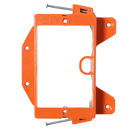 BestMounts New Construction (Nail-On) 1-Gang Low Voltage Plastic Mounting Bracket | BLVN1