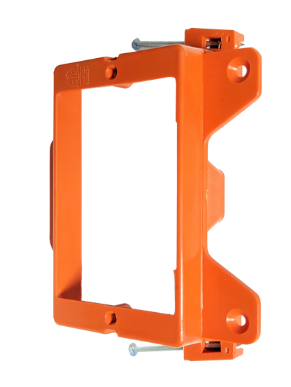 BestMounts New Construction (Nail-On) 1-Gang Low Voltage Plastic Mounting Bracket | BLVN1