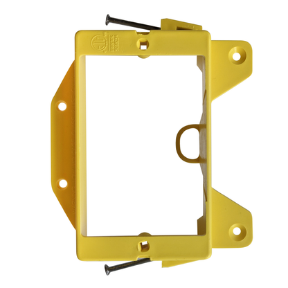 BestMounts New Construction (Nail-On) 1-Gang Low Voltage Plastic Mounting Bracket | BLVN1