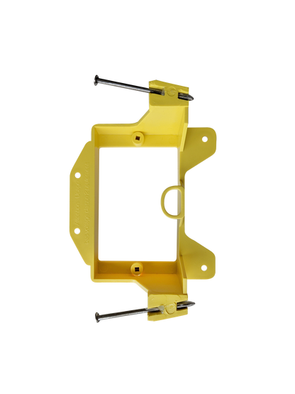 BestMounts New Construction (Nail-On) 1-Gang Low Voltage Plastic Mounting Bracket | BLVN1