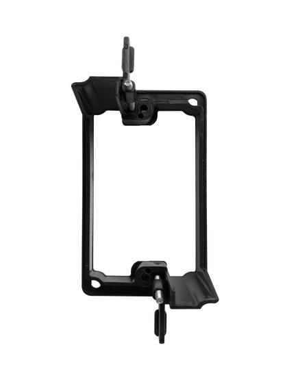 BestMounts Drywall Retrofit (Screw-On) 1-Gang Low Voltage Plastic Mounting Bracket | BLVP1