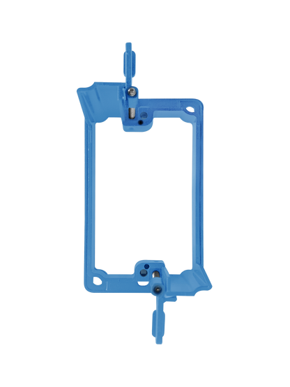 BestMounts Drywall Retrofit (Screw-On) 1-Gang Low Voltage Plastic Mounting Bracket | BLVP1