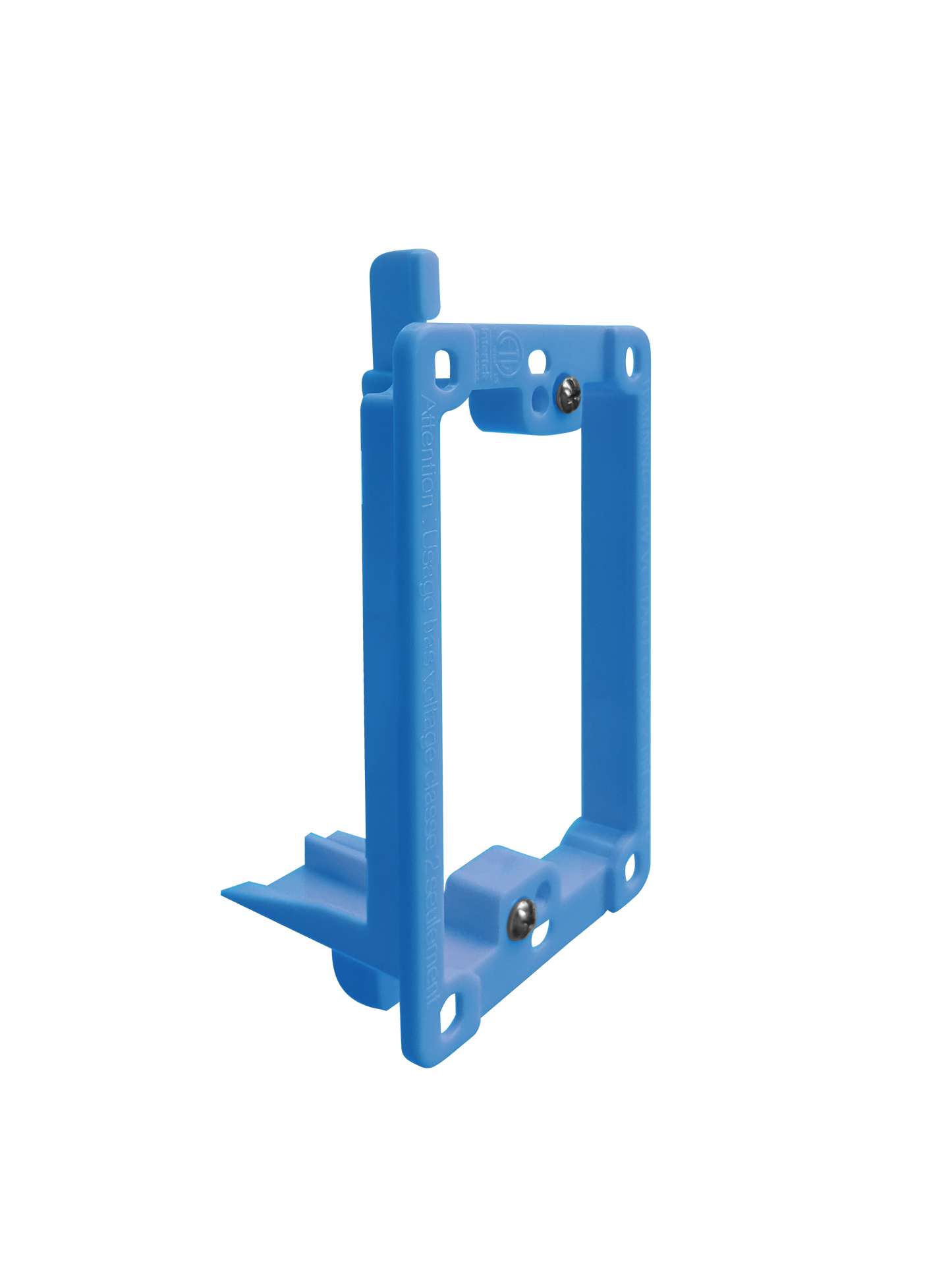 BestMounts Drywall Retrofit (Screw-On) 1-Gang Low Voltage Plastic Mounting Bracket | BLVP1