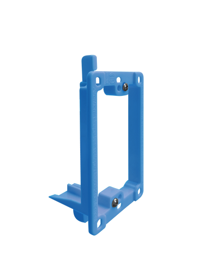 BestMounts Drywall Retrofit (Screw-On) 1-Gang Low Voltage Plastic Mounting Bracket | BLVP1