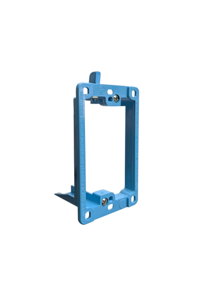 BestMounts Drywall Retrofit (Screw-On) 1-Gang Low Voltage Plastic Mounting Bracket | BLVP1