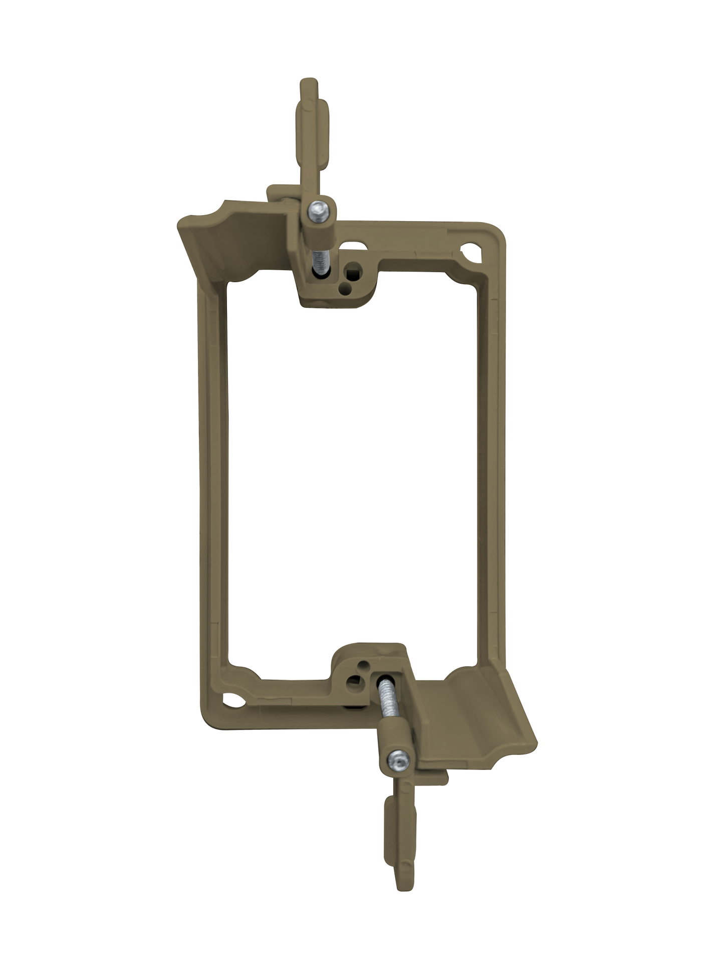 BestMounts Drywall Retrofit (Screw-On) 1-Gang Low Voltage Plastic Mounting Bracket | BLVP1