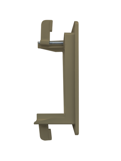 BestMounts Drywall Retrofit (Screw-On) 1-Gang Low Voltage Plastic Mounting Bracket | BLVP1