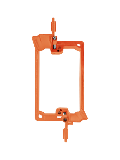 BestMounts Drywall Retrofit (Screw-On) 1-Gang Low Voltage Plastic Mounting Bracket | BLVP1