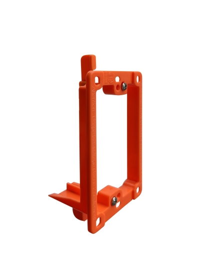 BestMounts Drywall Retrofit (Screw-On) 1-Gang Low Voltage Plastic Mounting Bracket | BLVP1