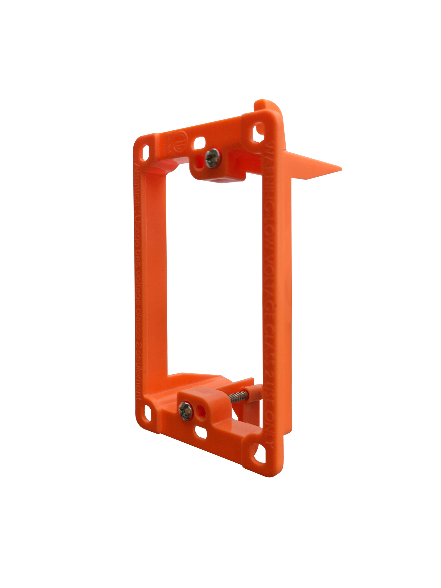 BestMounts Drywall Retrofit (Screw-On) 1-Gang Low Voltage Plastic Mounting Bracket | BLVP1