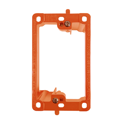 BestMounts Drywall Retrofit (Screw-On) 1-Gang Low Voltage Plastic Mounting Bracket | BLVP1