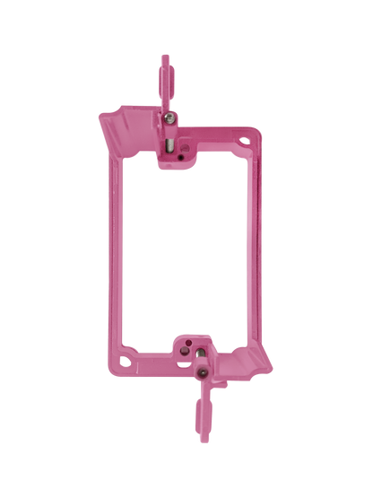 BestMounts Drywall Retrofit (Screw-On) 1-Gang Low Voltage Plastic Mounting Bracket | BLVP1