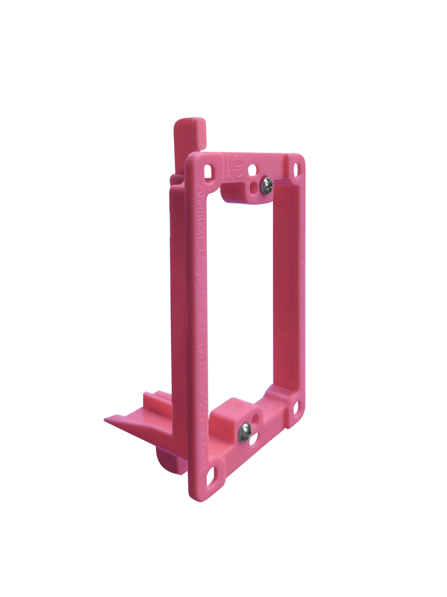 BestMounts Drywall Retrofit (Screw-On) 1-Gang Low Voltage Plastic Mounting Bracket | BLVP1