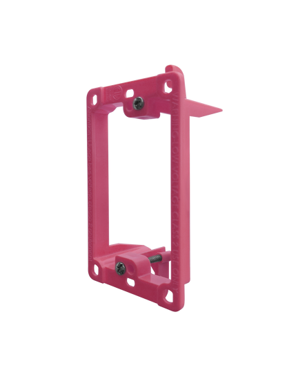 BestMounts Drywall Retrofit (Screw-On) 1-Gang Low Voltage Plastic Mounting Bracket | BLVP1