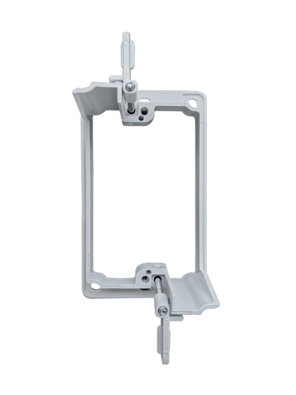 BestMounts Drywall Retrofit (Screw-On) 1-Gang Low Voltage Plastic Mounting Bracket | BLVP1