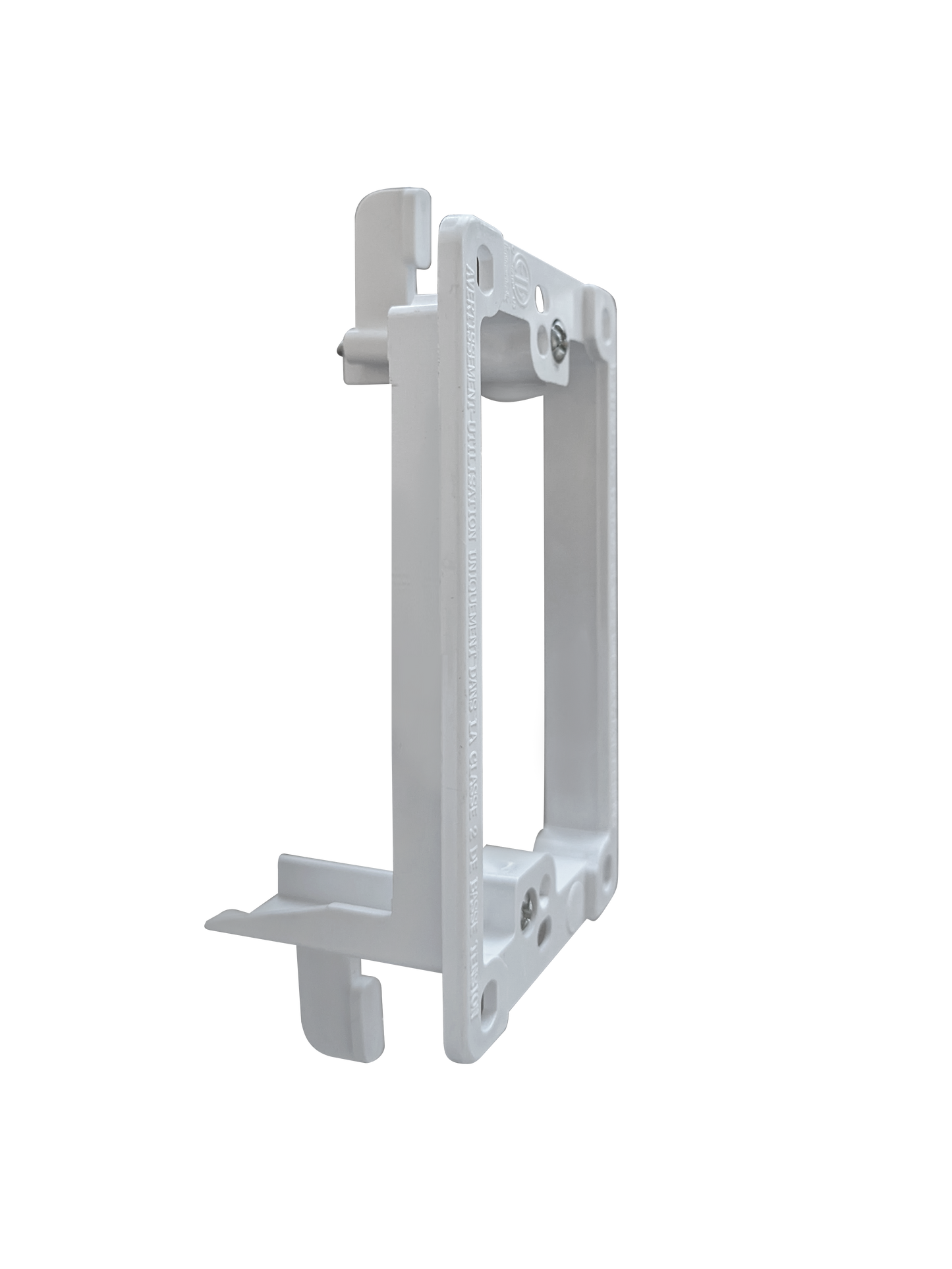 BestMounts Drywall Retrofit (Screw-On) 1-Gang Low Voltage Plastic Mounting Bracket | BLVP1
