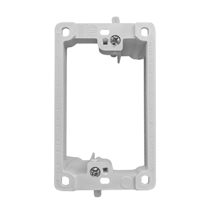 BestMounts Drywall Retrofit (Screw-On) 1-Gang Low Voltage Plastic Mounting Bracket | BLVP1