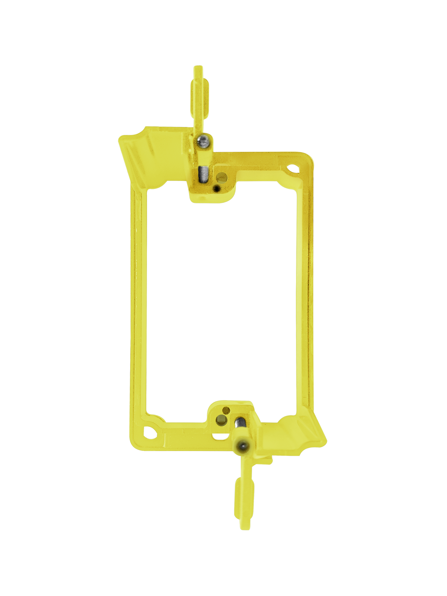 BestMounts Drywall Retrofit (Screw-On) 1-Gang Low Voltage Plastic Mounting Bracket | BLVP1