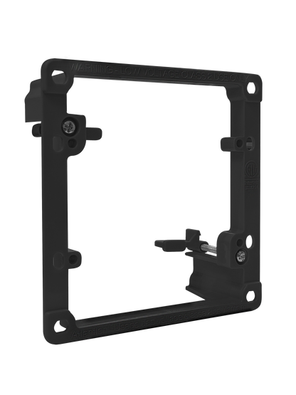 BestMounts Drywall Retrofit (Screw-On) 2-Gang Low Voltage Mounting Bracket | BLVP2