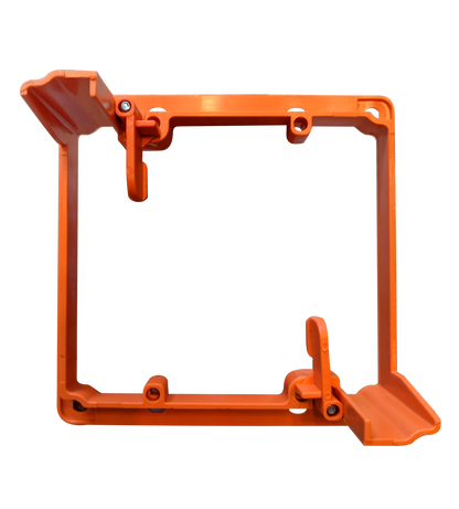 BestMounts Drywall Retrofit (Screw-On) 2-Gang Low Voltage Mounting Bracket | BLVP2