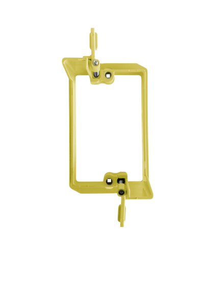 BestMounts Drywall Retrofit (Screw-On) 1-Gang Low Voltage Plastic Mounting Bracket | BVMLV1