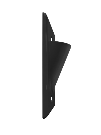 BestMounts Scoop (Outward) 1-Gang Cable Pass-Through Low Voltage Wall Plate | BWPON1