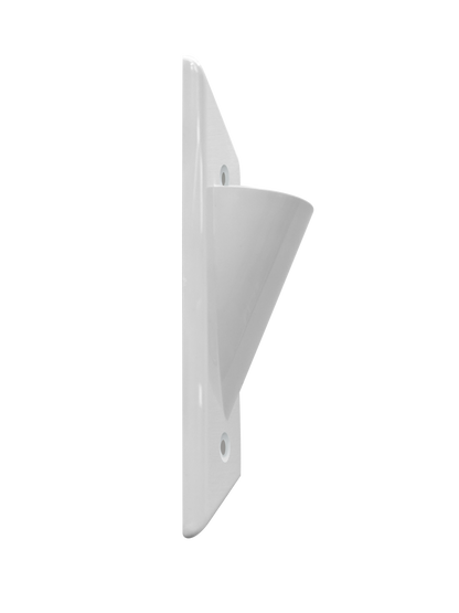 BestMounts Scoop (Outward) 1-Gang Cable Pass-Through Low Voltage Wall Plate | BWPON1