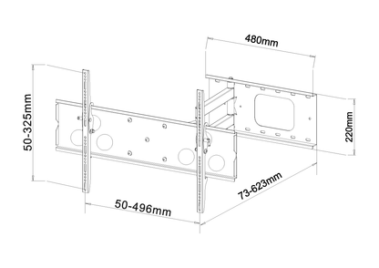 BEST 23-42" TV Full-Motion Wall Mount