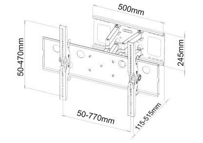 BestMounts  32-60" Full-Motion Flat-Panel TV Mount  (BEST-007)