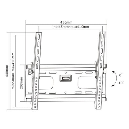 BEST 23-47" TV Tilting Wall Mount