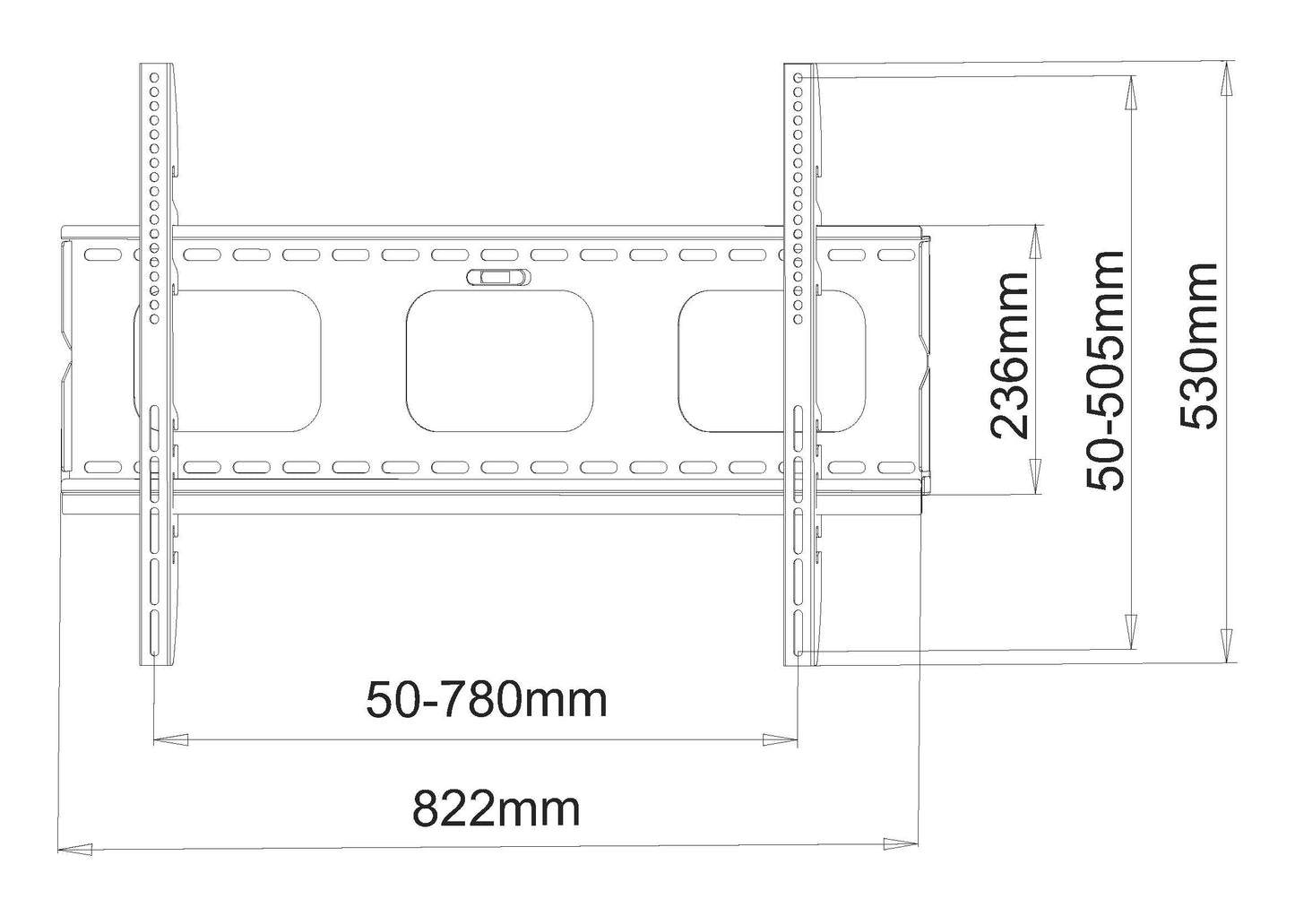 BEST 37-70" TV Flat Wall Mount