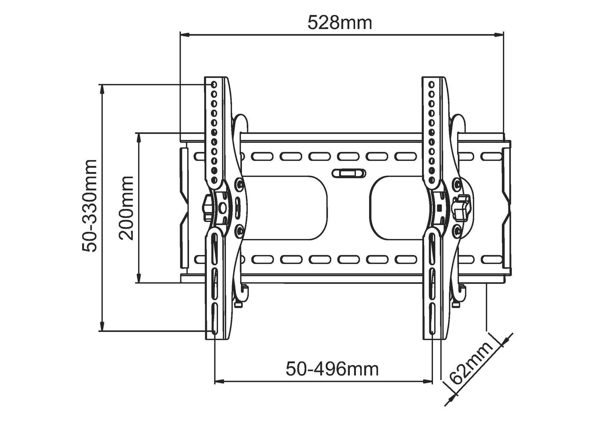 BEST 23-46" TV Tilting Wall Mount