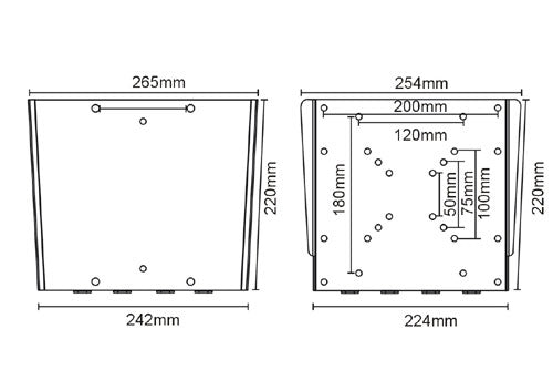 BEST 10-32" TV/Monitor Flat Wall Mount
