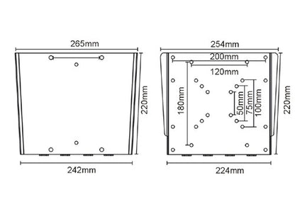 BEST 10-32" TV/Monitor Flat Wall Mount