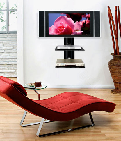 BEST 2-Deck Wall Mount Receiver Shelfing Unit
